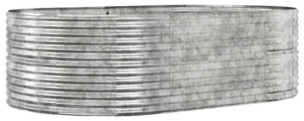 Jardiniera de gradina, argintiu, 212x140x68 cm, otel Argintiu, 212 x 140 x 68 cm, 1
