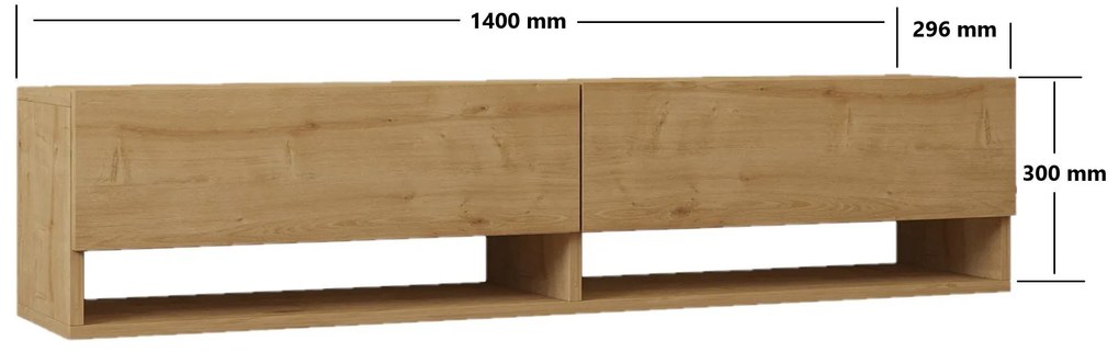 Masă TV/Dulap Sotata (stejar zafir) . 1095547