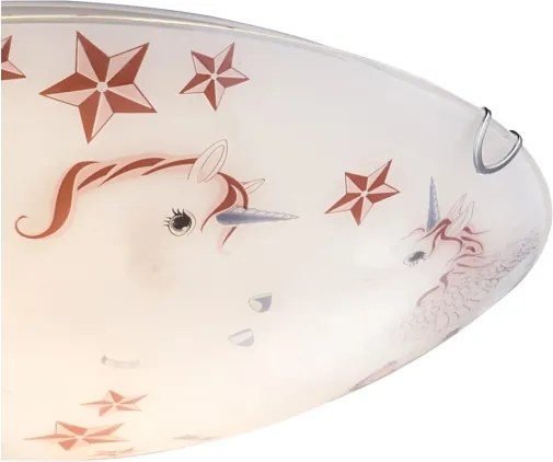 Globo 40609-2 - Plafonieră NATALIE 2xE27ILLUS/60W/230V diam. 40 cm
