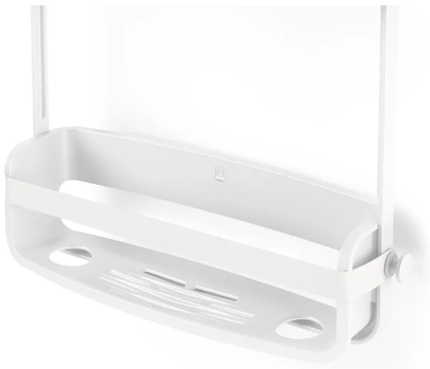 Raft pentru baie alb suspendat din plastic Flex – Umbra