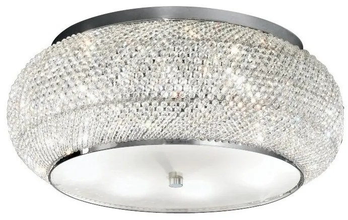 Plafonier modern diametru 55cm, Pasha PL10 Cromo 100746
