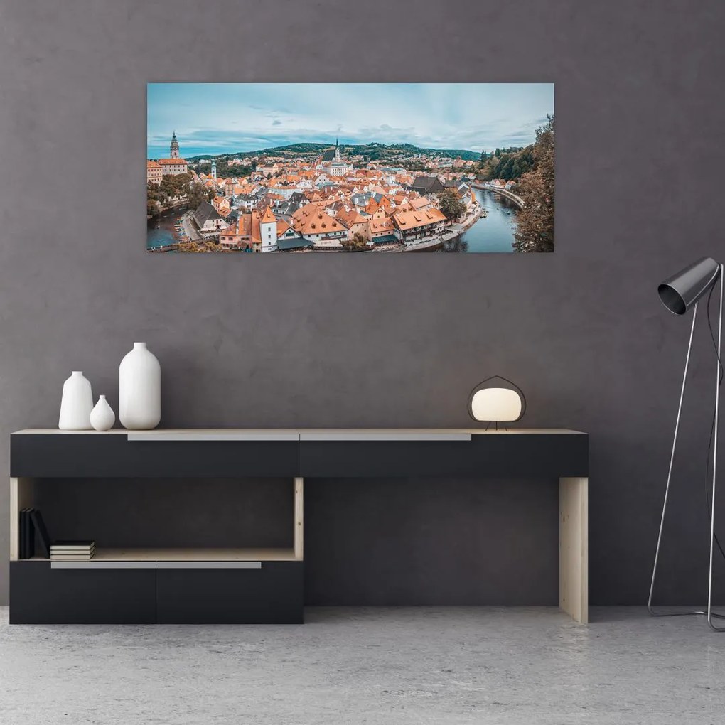 Tablou - Krumlov din Cehia (120x50 cm)