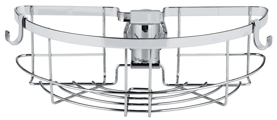 Raft pentru baie argintiu autoadeziv din oțel inoxidabil Floresta – Wenko