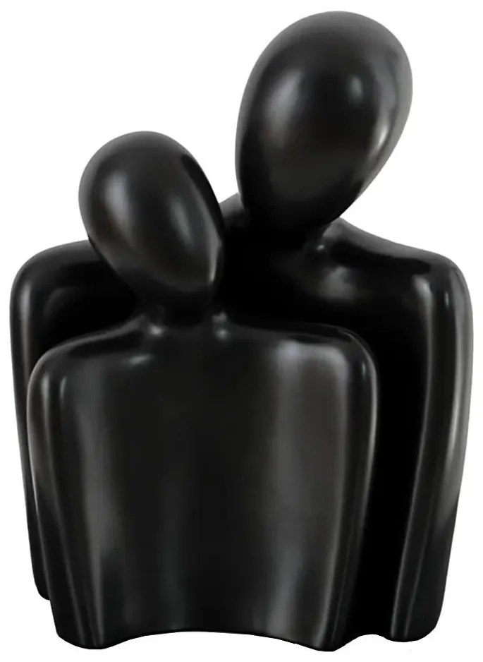 Decorațiune de masă, 20 x 5,5 x 14,5 cm, neagră