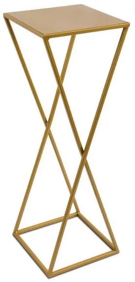 Suport de flori 70x24 auriu