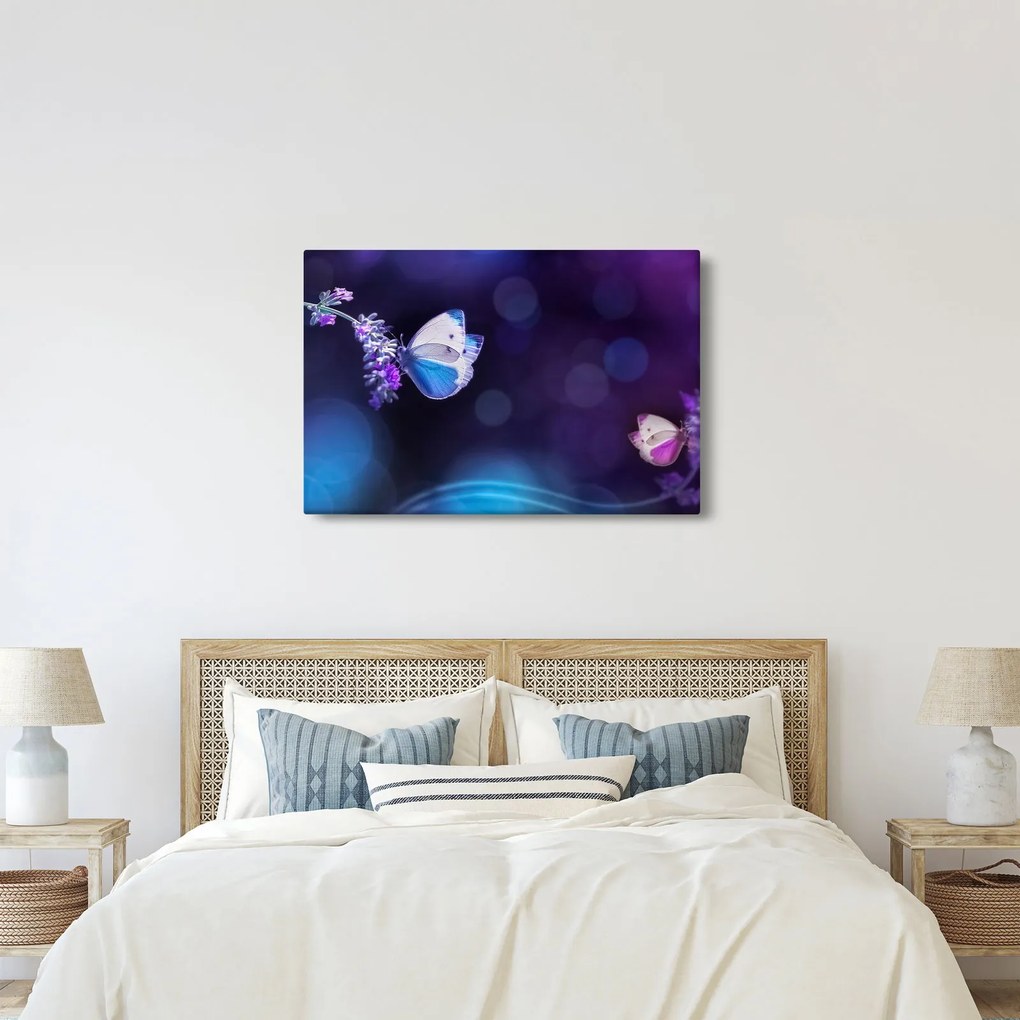Tablou - Flutute în lavandă (90x60 cm)