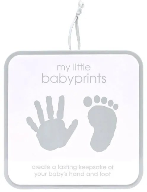Cutie pentru mulaj manuta si piciorus white and grey - Pearhead