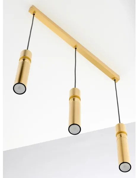 Lustră pe cablu Jupiter 2010 ALAS 3xGU10/10W/230V auriu