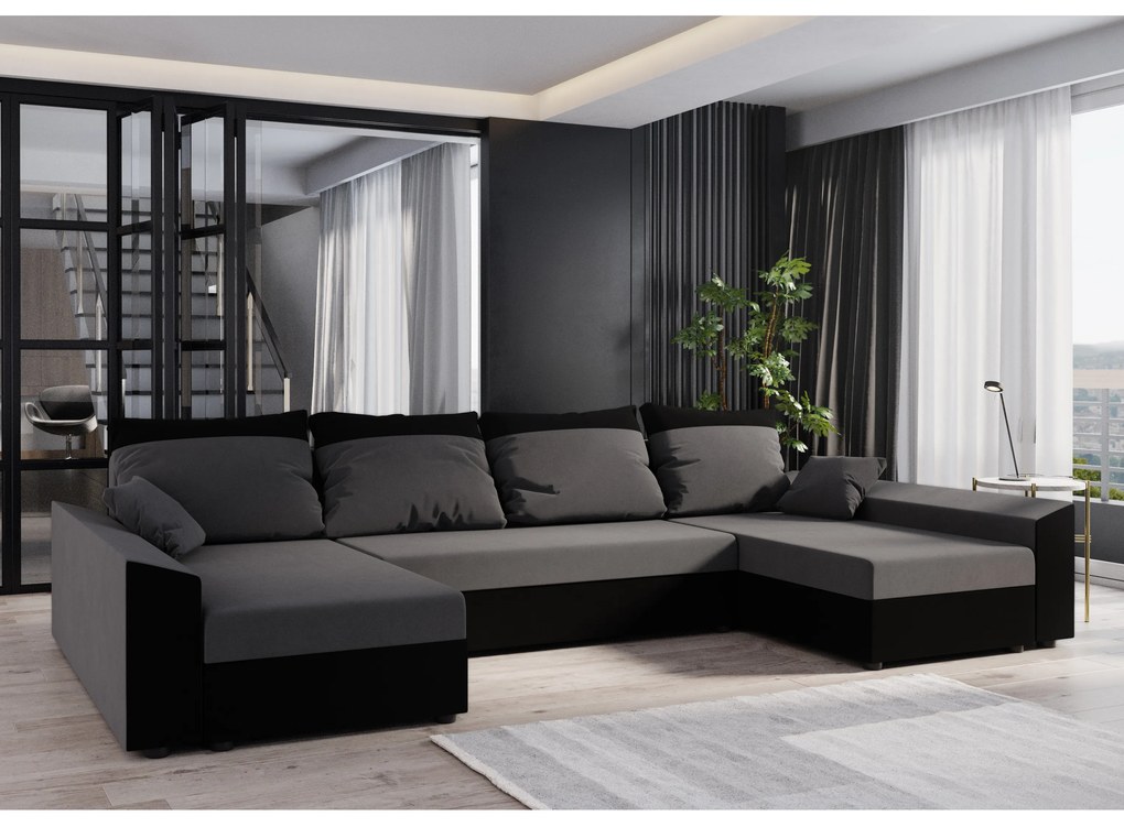 Colțar în formă de U Paragon U (Gri + Negru). 1057395