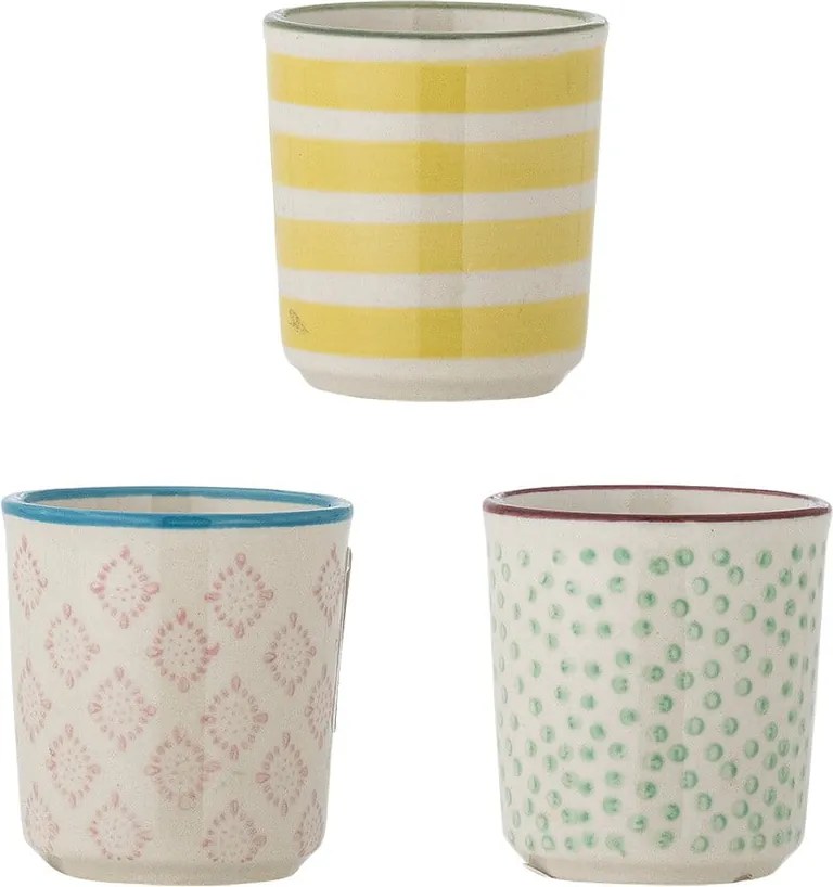 Set 3 suporturi de ouă din gresie ceramică Bloomingville Patrizia