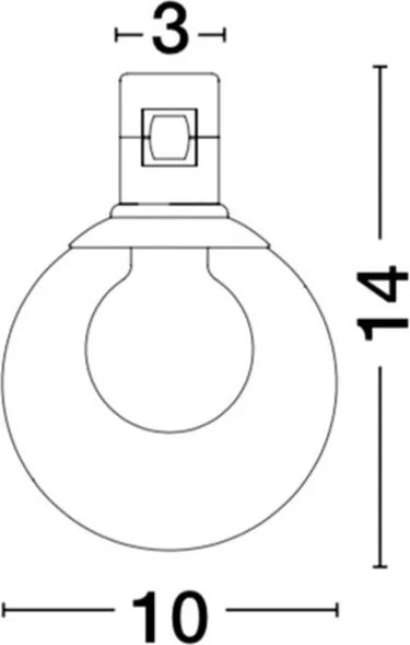 Accesoriu, Corp de iluminat pentru sistemul magnetic PUZZLE si GRAMMI, Minimal negru