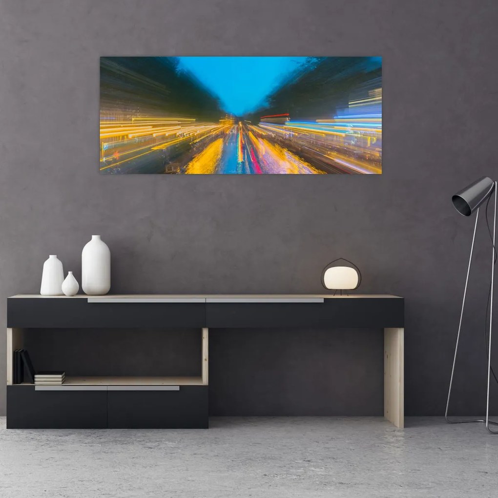 Tablou - Pictură abstractă (120x50 cm)