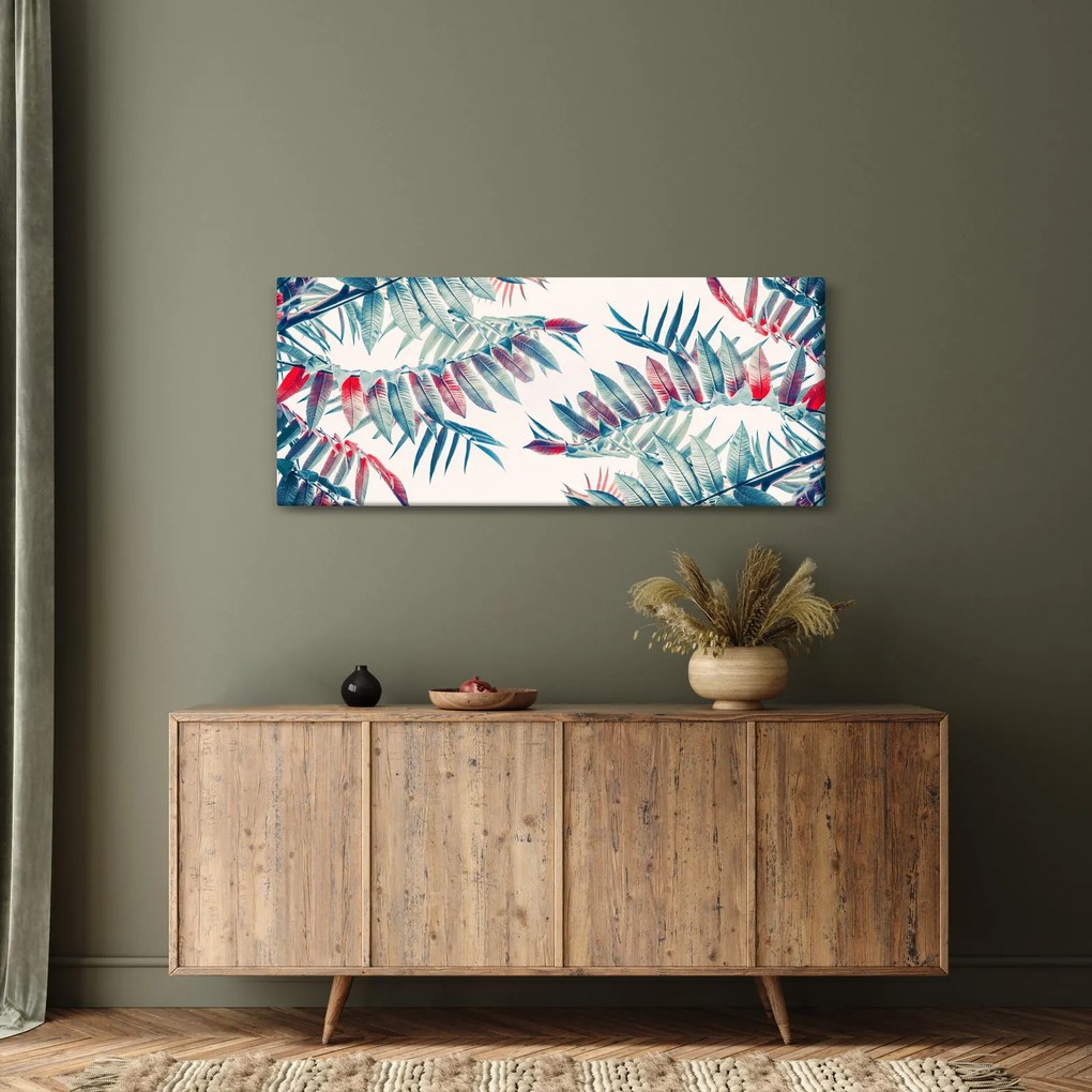 Tablou - Frunze tropicale (120x50 cm)