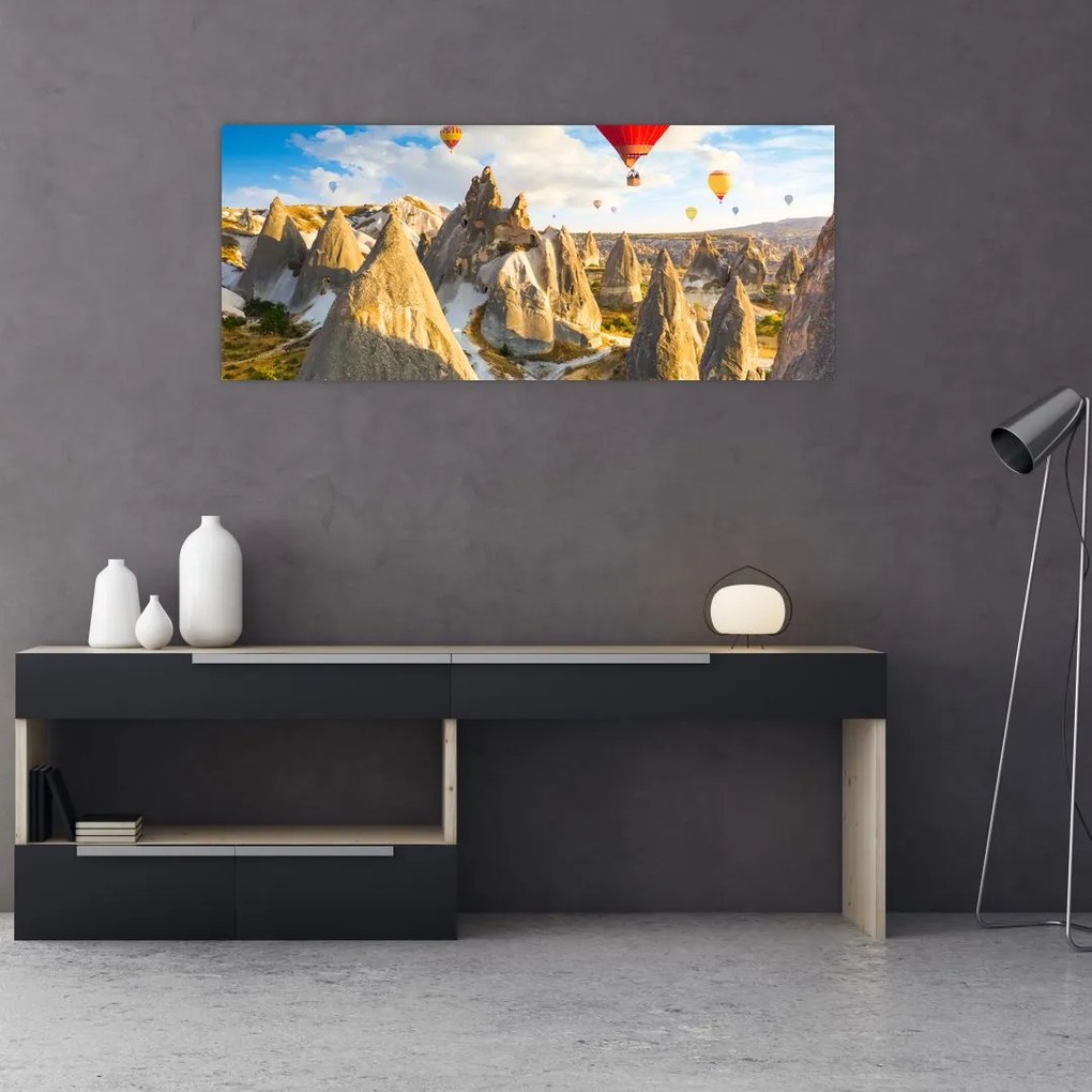 Tablou - Baloane cu aer cald (120x50 cm)