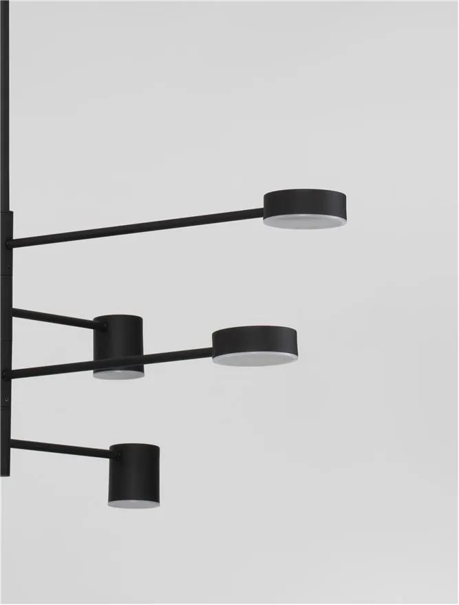 Lustra moderna dimabila cu 8 spoturi LED NORDIK