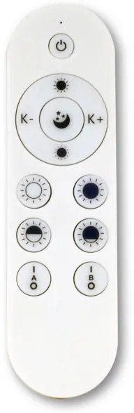 Lustră LED RGB pe cablu dimabilă LED/60W/230V Wi-Fi Tuya albă Top Light + telecomandă