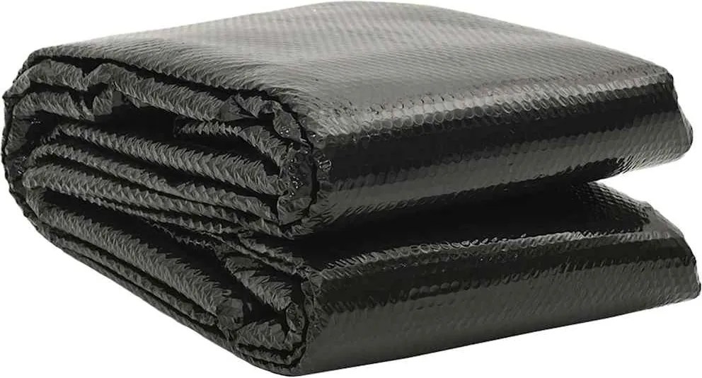 vidaXL Prelată piscină, negru, 450 x 220 cm, PE