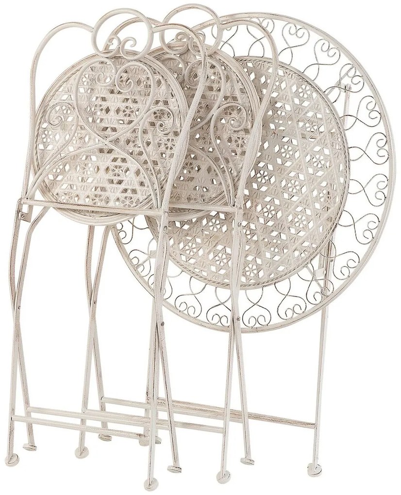 Set 2 buc. scaune de grădină TRAVISO (metal) (bej). 1019170