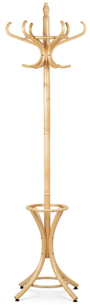 Cuier lemn masiv natural, 186 cm