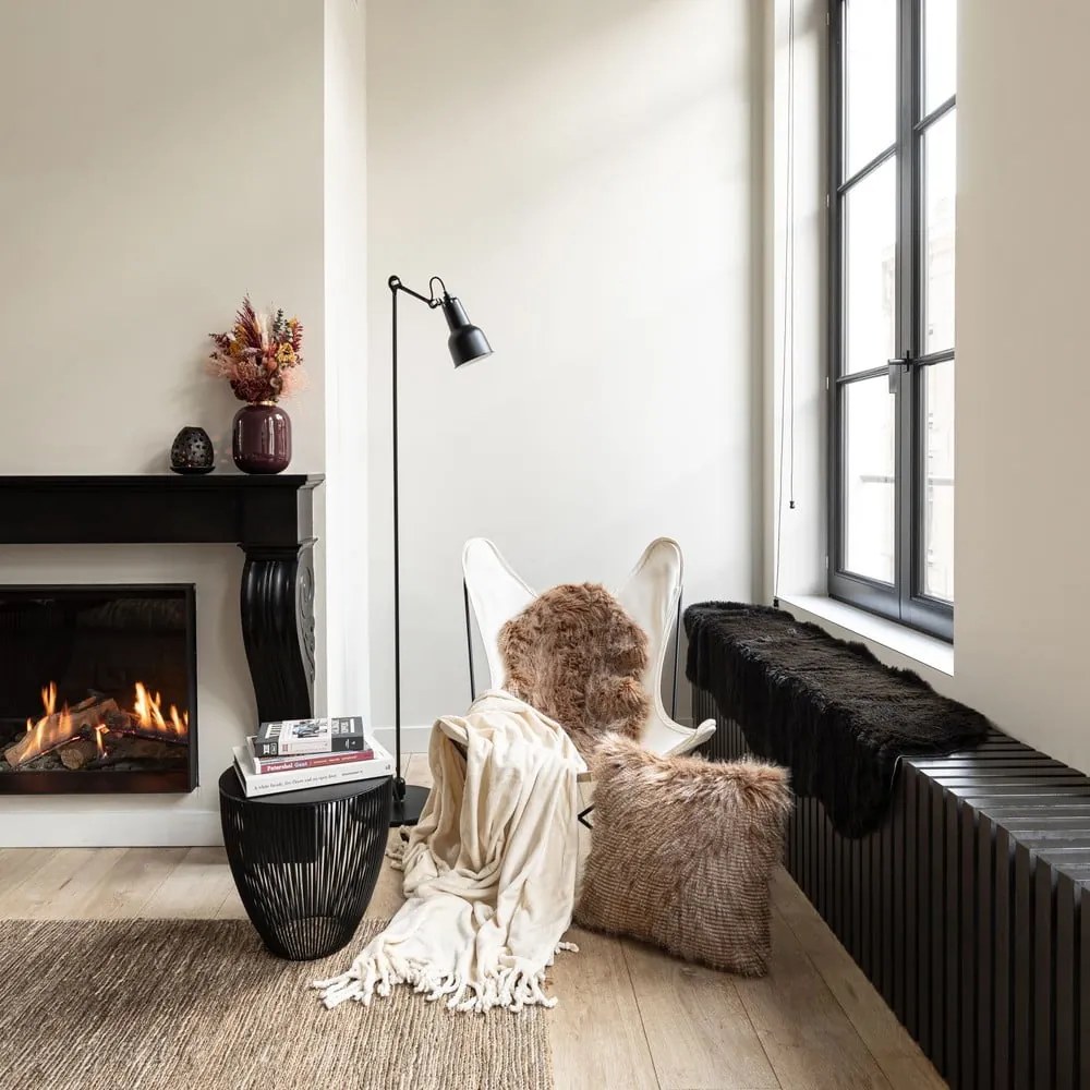 Blană de oaie artificială Tiseco Home Studio Fox, 50 x 80 cm, maro