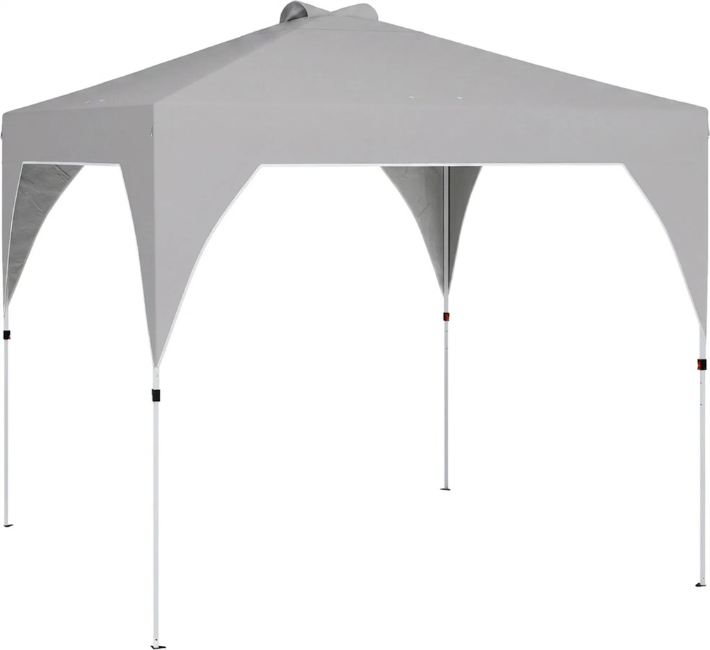 Outsunny Pavilion 3x3m Pliabil, Montaj Ușor cu Buton, UPF 50+ Protecție | Aosom Romania