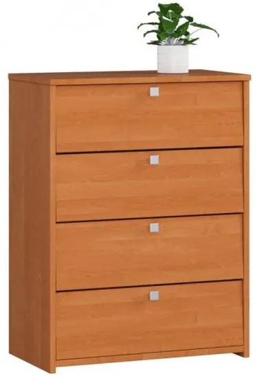 Dulap depozitat incaltaminte, pantofar, placa laminata, 4 sertare, arin, 60x33x80 cm