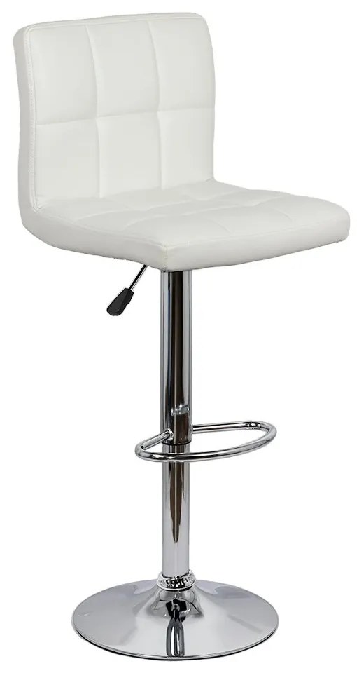 Scaune de bar modern rotativ ABS 191 alb