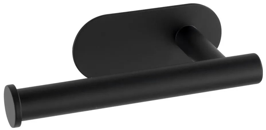 WENKO 24287100 - Suport pentru hârtie igienică TURBO-LOC OREA BLACK, inox/negru, 16 x 7 cm