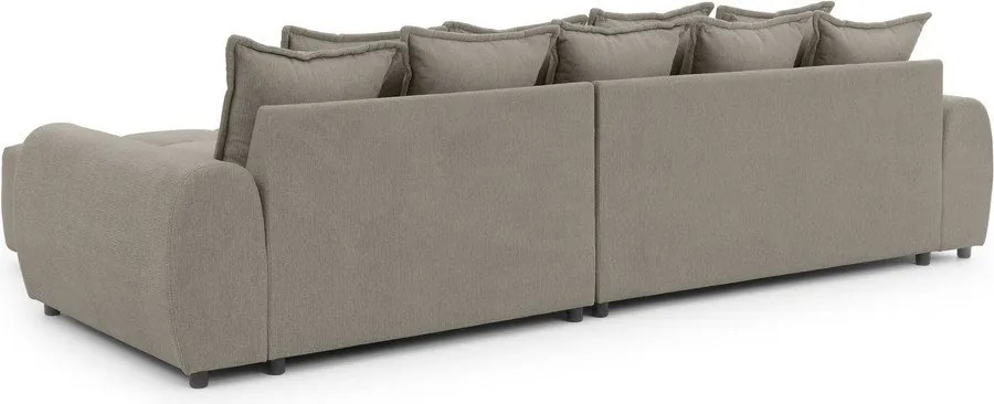 Colțar taupe (cu colț pe partea dreaptă/cu șezlong) Albane – Ropez