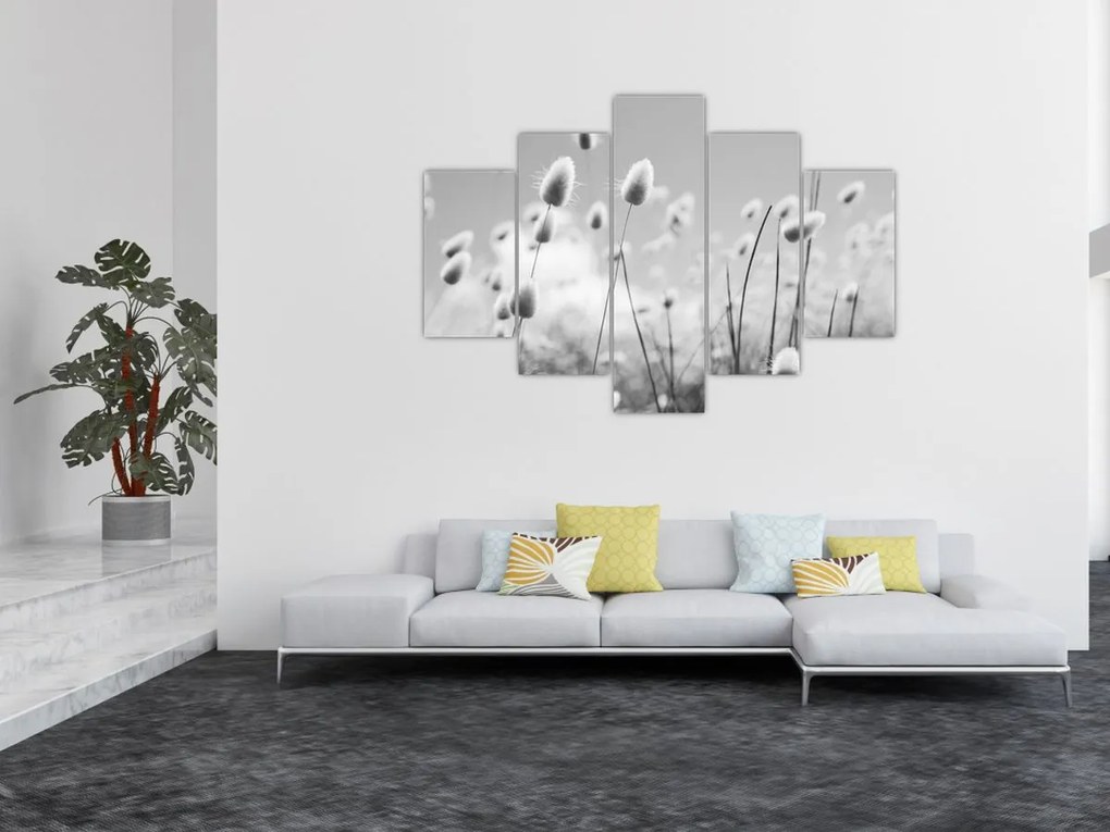 Tablou - Boho iepuraș coadă de iarbă (150x105 cm)