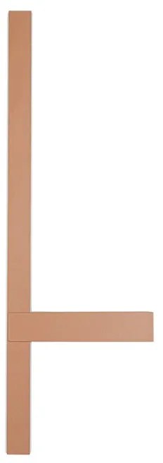 Aplica de perete LED, Design Minimalist, 25W 3000K SANDY BRICK RED, ZB-2581