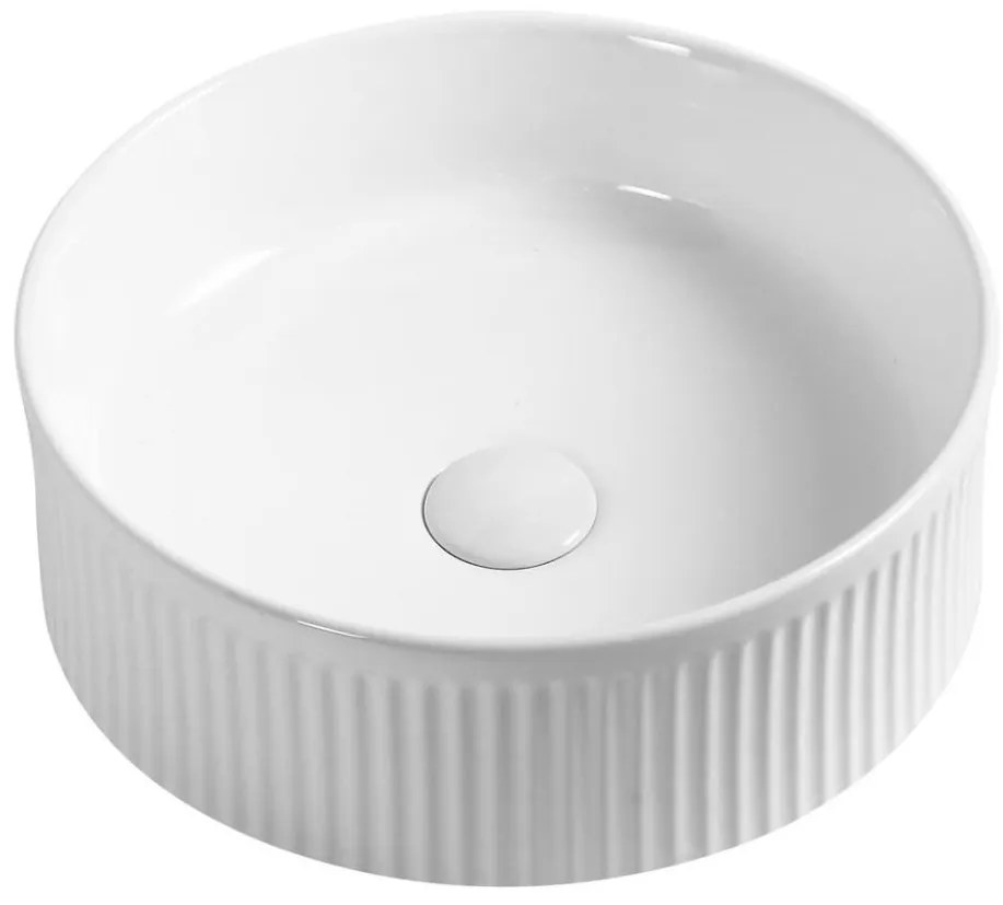 Sapho - Lavoar pentru blat PICOBELLO Ø 37 cm, ceramică/alb