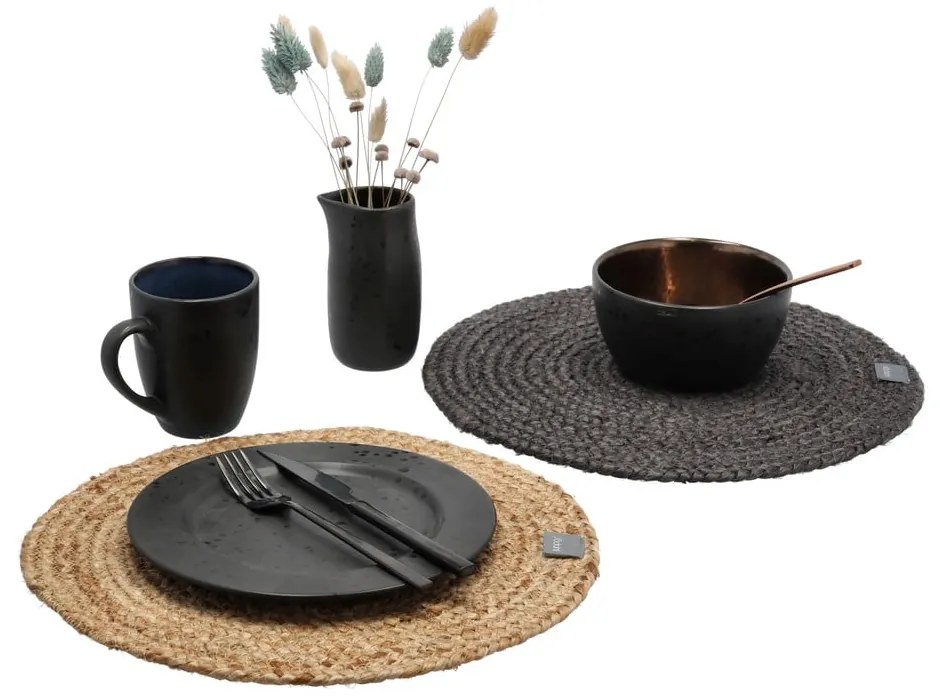 Suport farfurie din iută Södahl, ø 35 cm, natural