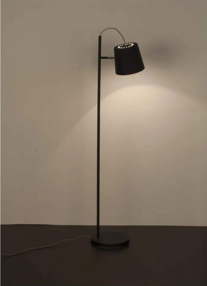Lampadar Zuiver Buckle Head, negru