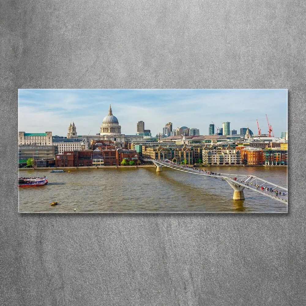 Pictura pe sticlă acrilică Thames londra