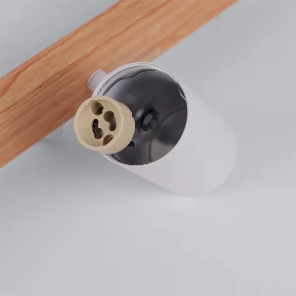 Brilagi - Lustră LED RGBW reglabilă pe cablu SELE 6xGU10/6,5W/230V alb/stejar