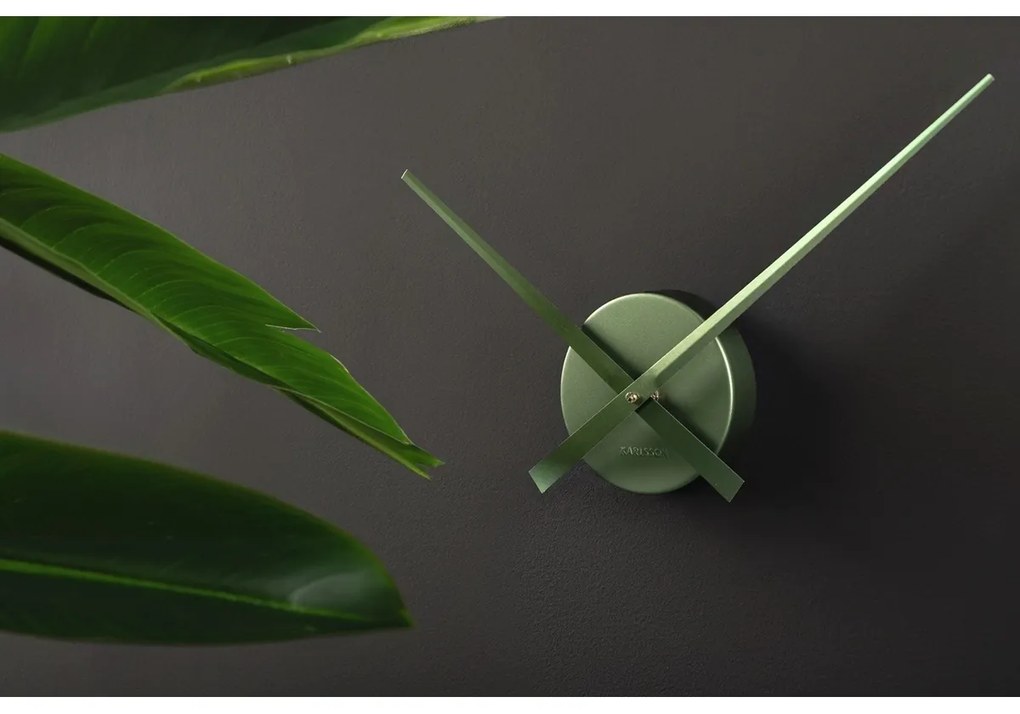 Karlsson 4348DG ceas de perete design verde,diametru 48 cm