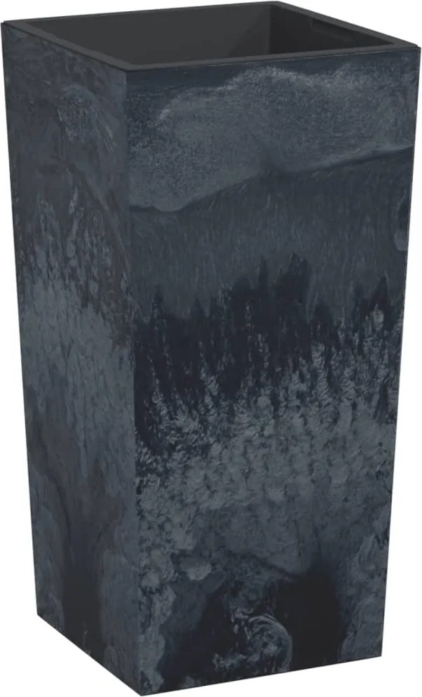 vidaXL Jardinieră cu interior detașabil antracit 11 / 26,5 L PP beton