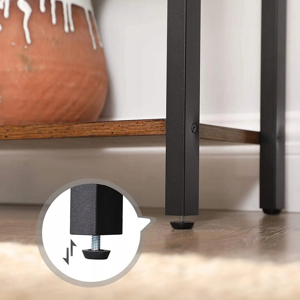 Biblioteca TAYLOR 6 polite 186x60cm, rustic maro