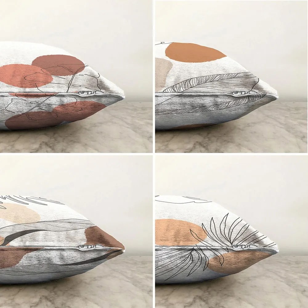 Set 4 fețe de pernă Minimalist Cushion Covers Uma, 55 x 55 cm