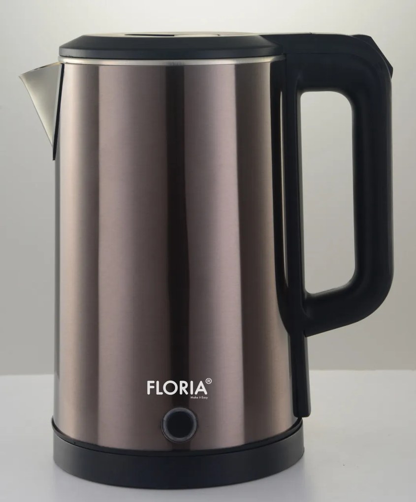 Fierbator Floria ZLN6142 Gri, 1.8L, putere 1650W, indicator luminos