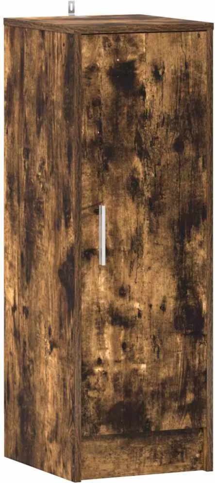 vidaXL Pantofar, stejar fumuriu, 32x35x92 cm, lemn prelucrat