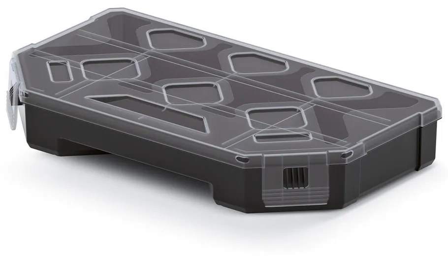Organizator 24,3 x 14,2 x 4 cm, separatoare, negru