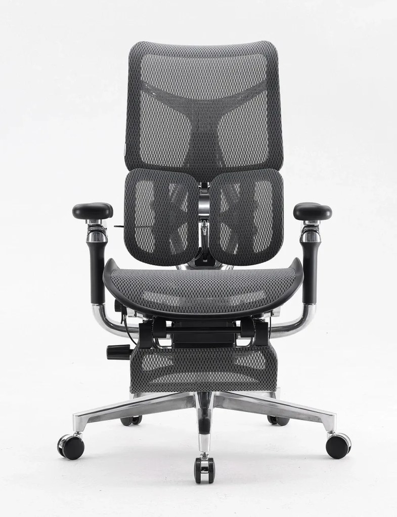 RESIGILAT- Scaun ergonomic SIHOO DORO S300 ADAPTIVE, cotiere 6D ultra moi, suport lombar adaptiv, spătar reglabil pe inaltime, mecanism multifunctional inclinare/blocare, pivotant, Mesh, Negru