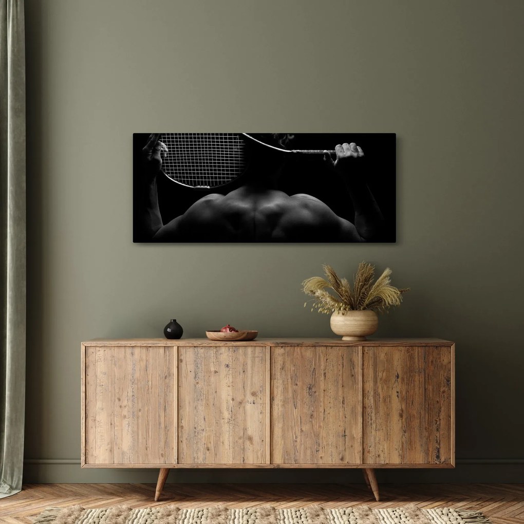 Tablou - Jucătorul de tenis (120x50 cm)