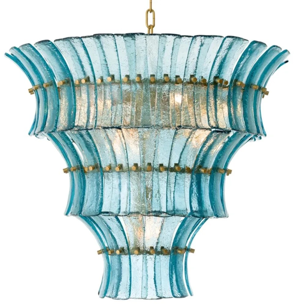 Candelabru LUX design deosebit Toscano albastru