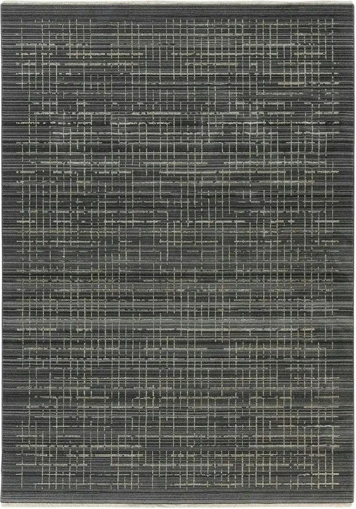 Covor VOGUE 704, 160x230 cm, forma dreptunghiulara, poliester, gri
