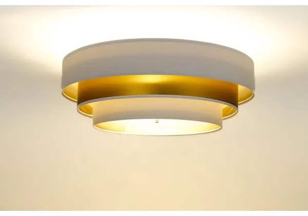 Plafonieră TRINITI 2xE27/60W/230V alb/auriu