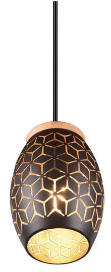 Lustră neagră ø 15 cm Bidar – Reality