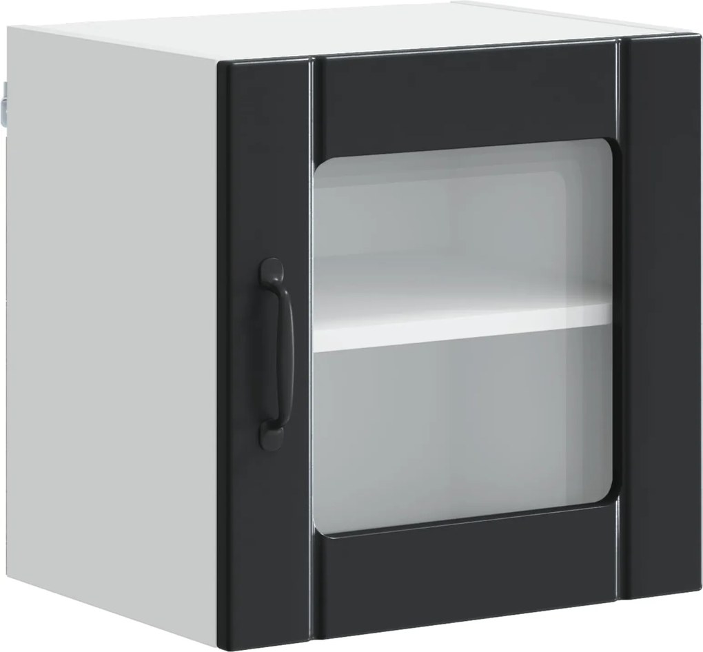 vidaXL Dulap de bucătărie Negru 40 x 31 x 40 cm Lemn compozit